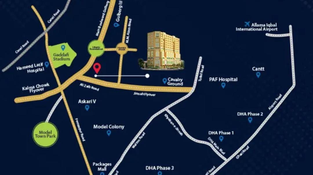 296 sq ft corporate office for sale -shop for sale in gulberg lahore