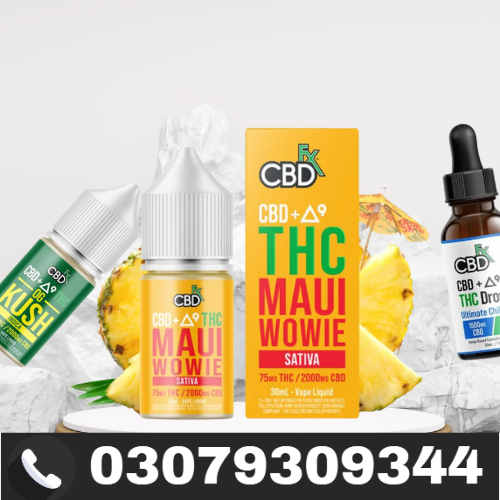 Delta-9 THC + CBD Vape Juice: Maui Wowie (Sativa) In Rawalpindi | Shop Now