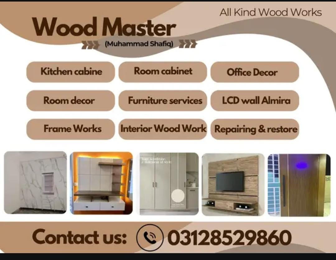 Carpenter Services in Aara Islamabad