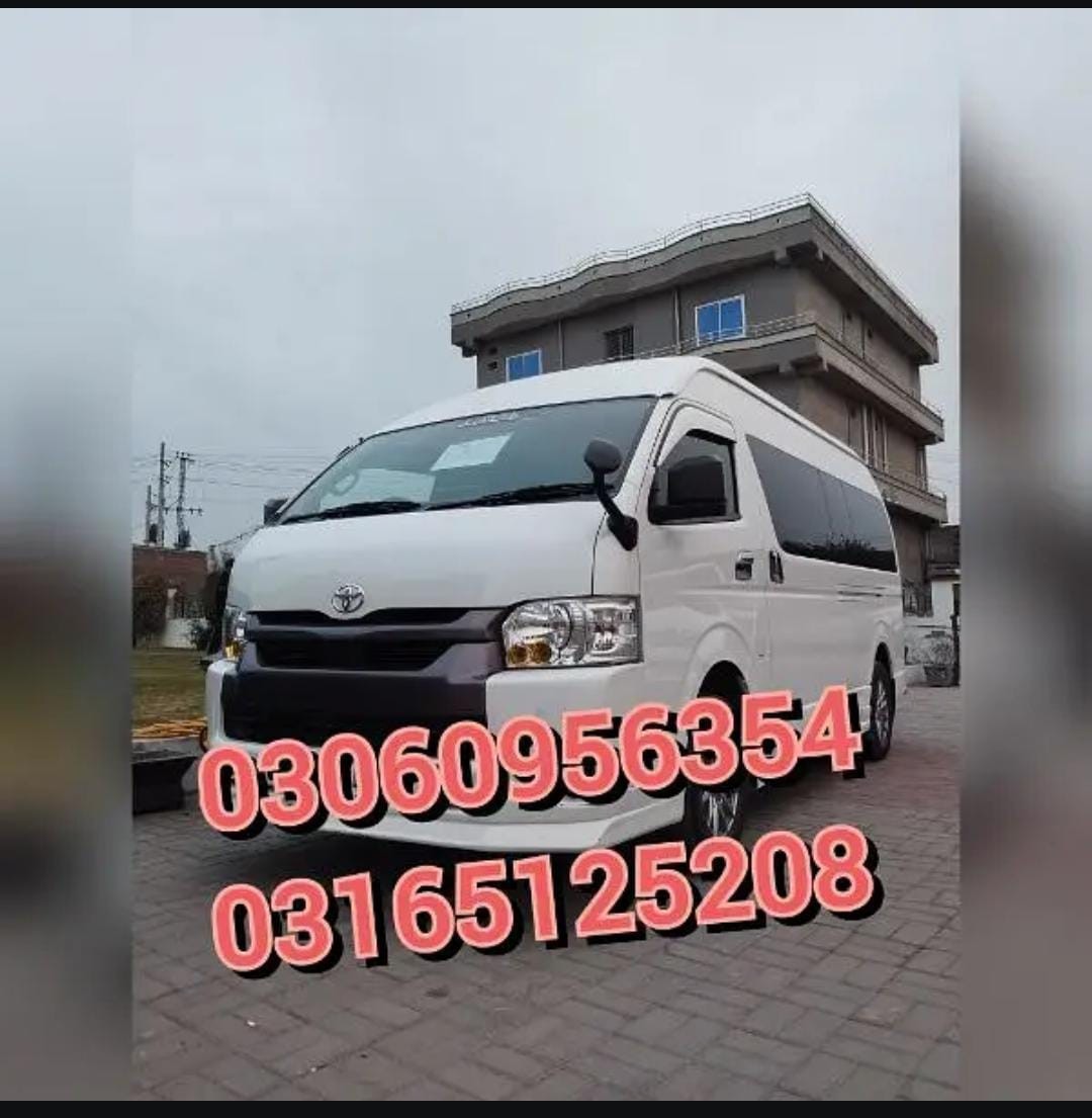 HiAce For Rent in Ghauri Town Islamabad